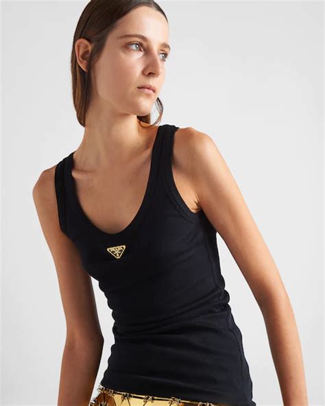 grayed Prada tank top